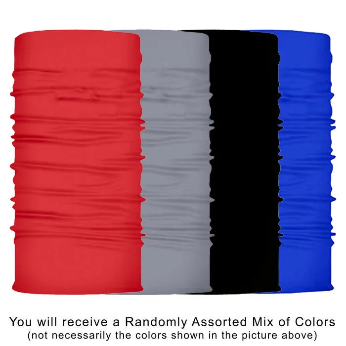 12 Pack Neck Gaiter Tubular Bandana Balaclava Mask