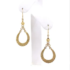 14K Gold Horseshoe Earrings