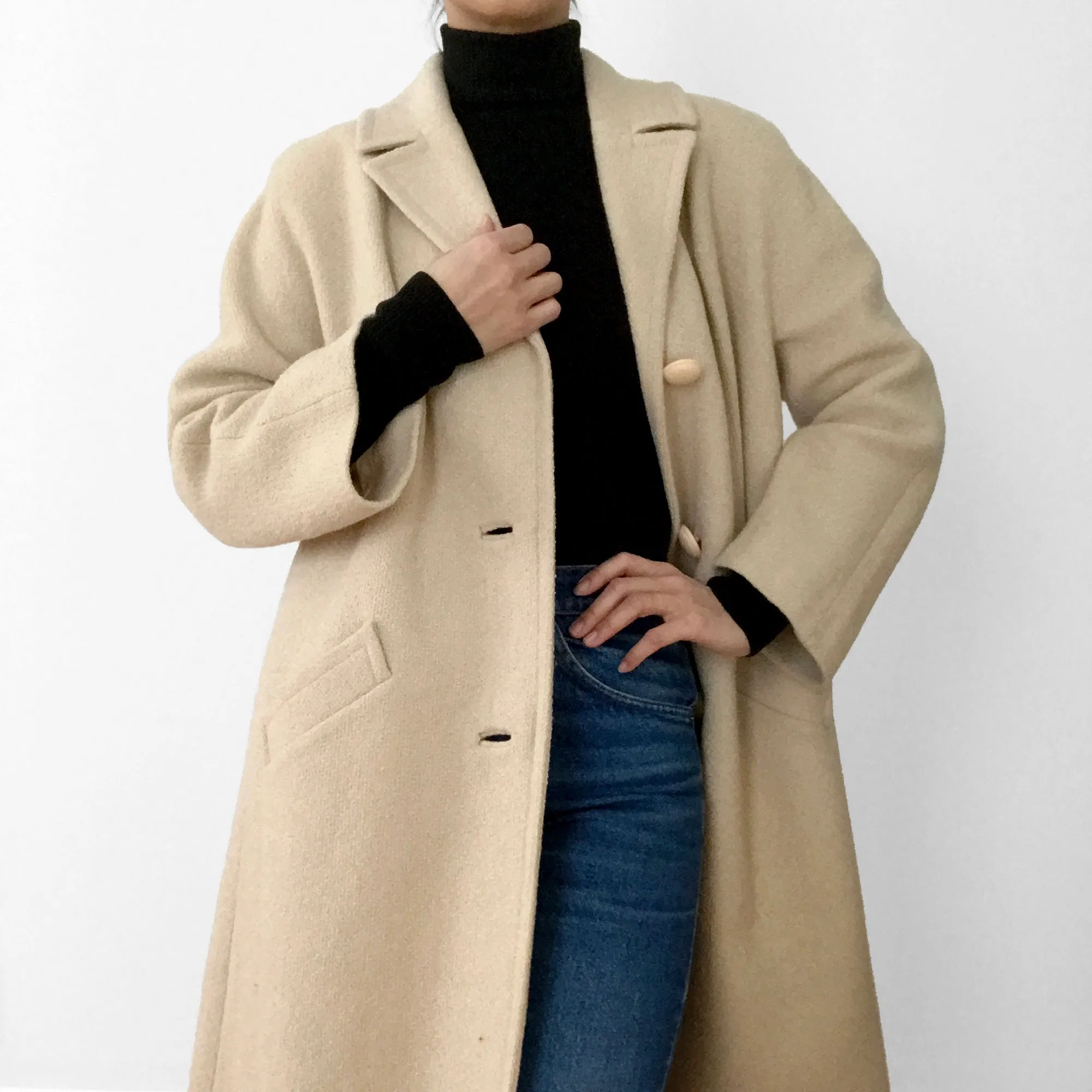 1960s Digi-Tweed Oatmeal Coat