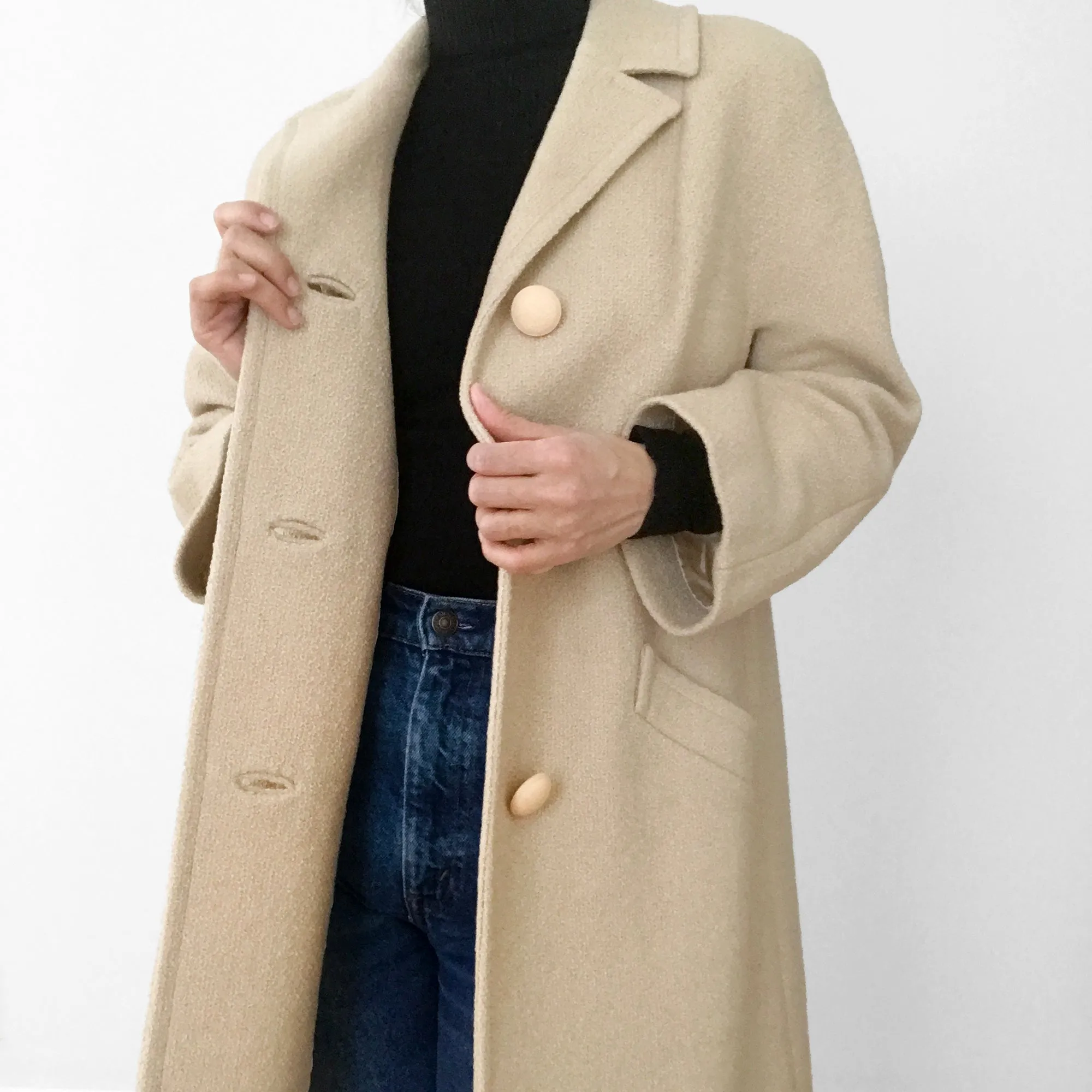 1960s Digi-Tweed Oatmeal Coat