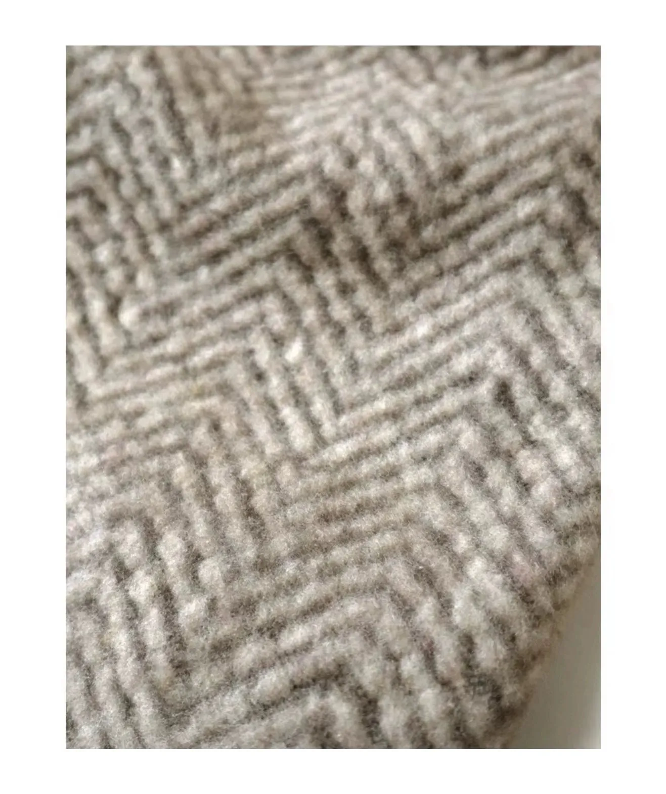 21AW Kazuhiro Hirata Thermal Wool Fleece Suede Patch Loose Elastic Casual Pants