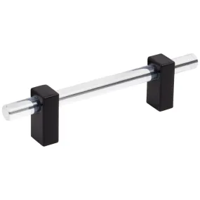 96 mm Center-to-Center Matte Black Spencer Cabinet Bar Pull