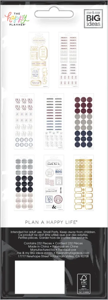 Achieve Greatness - 8 Sticker Sheets