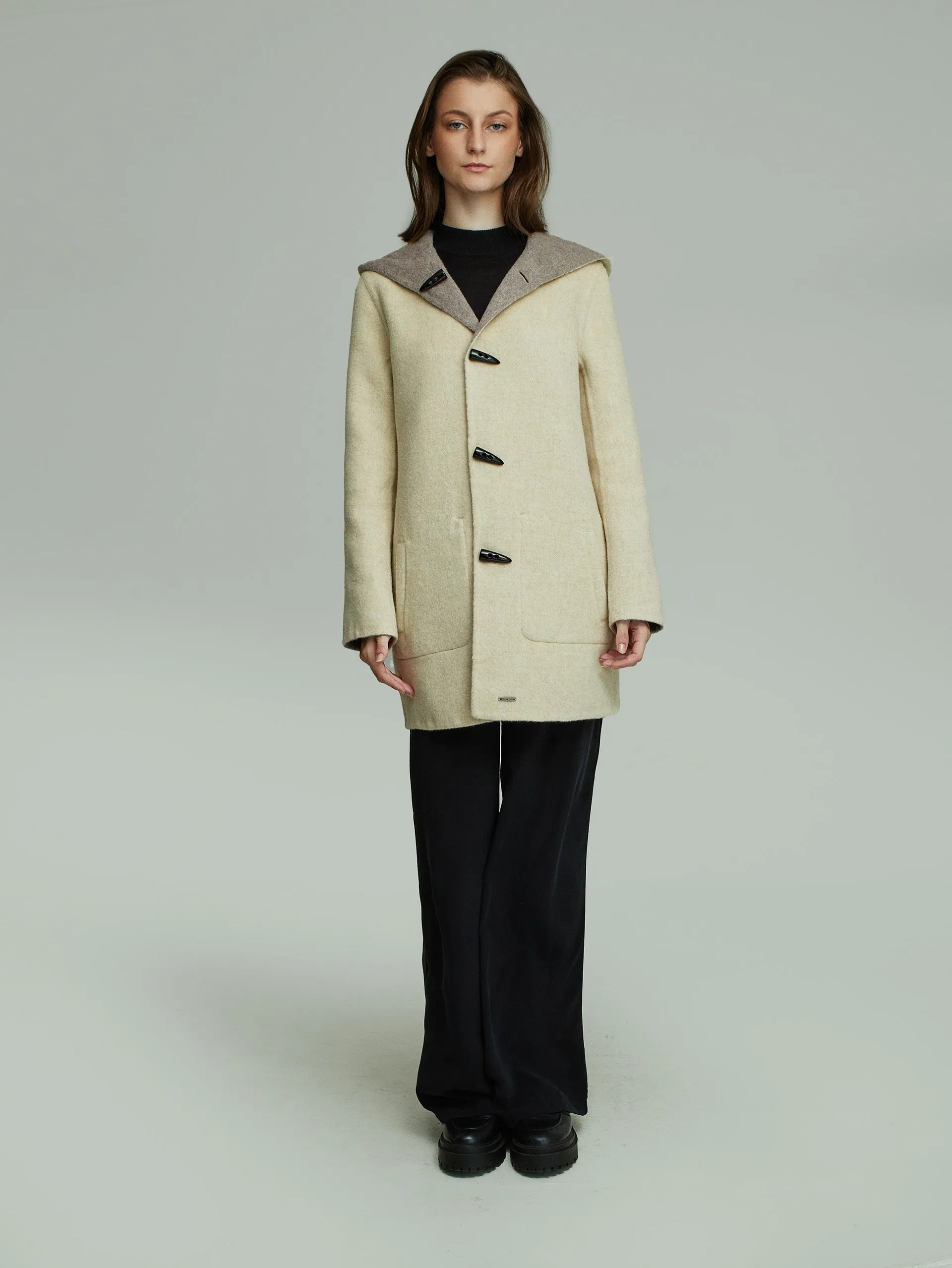 Alaia Coat Baby Alpaca Color Beige