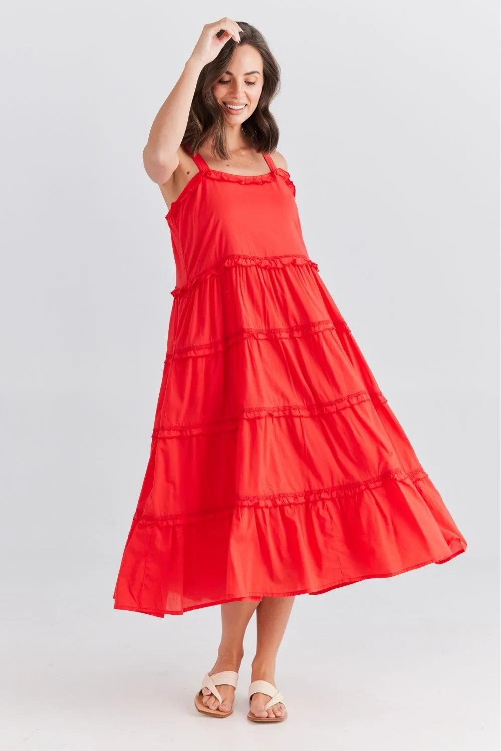 Alita Dress - Scarlet