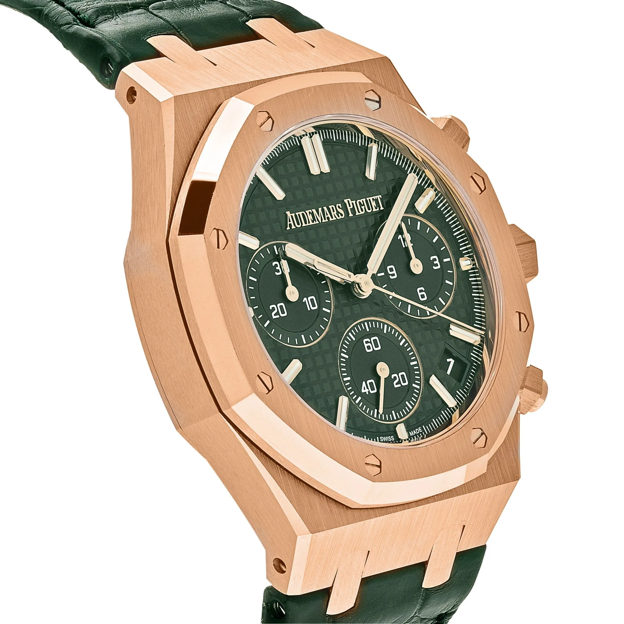 Audemars Piguet Royal Oak 26240OR.OO.D404CR.01 Chronograph '50th Anniversary' Rose Gold Green Dial