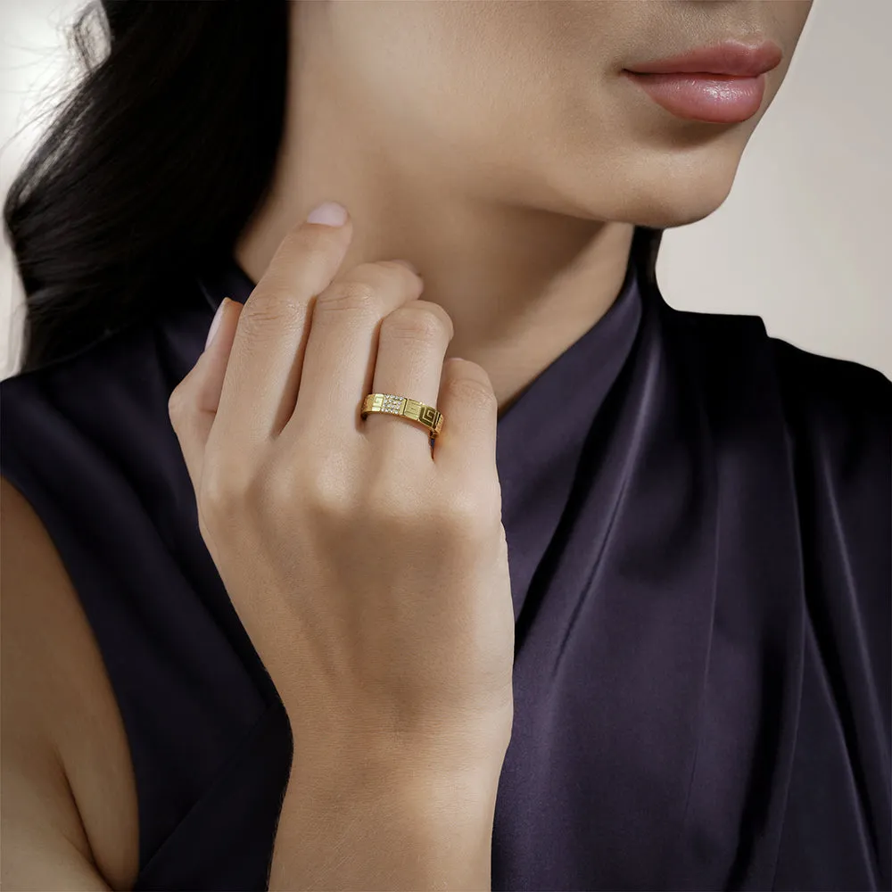 Audrey Gold Plated Ring