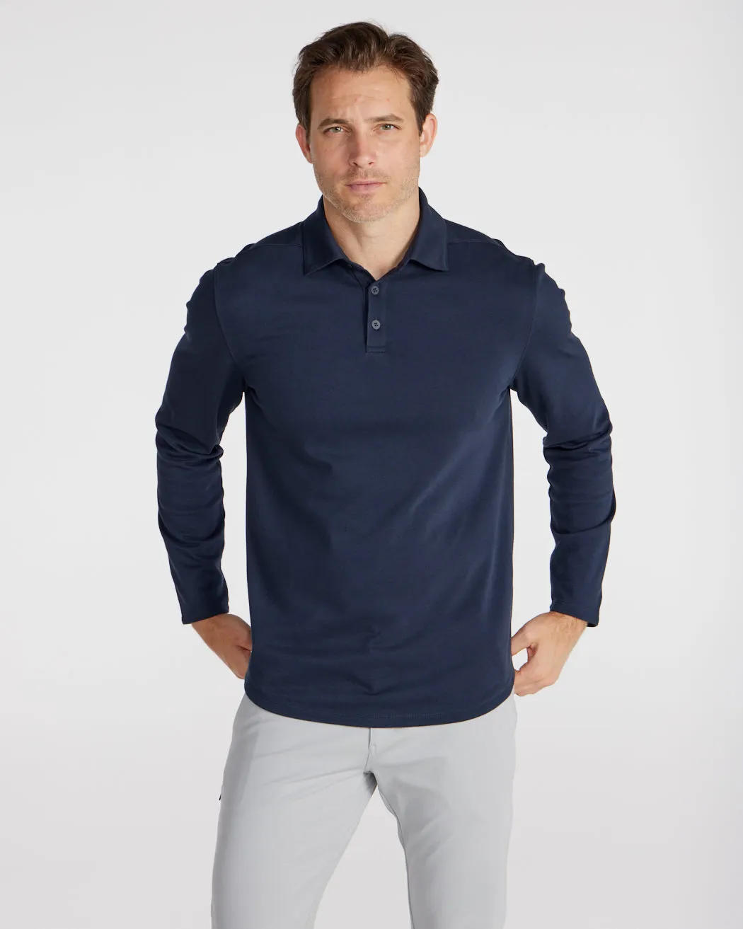 Bayside Long Sleeve Polo