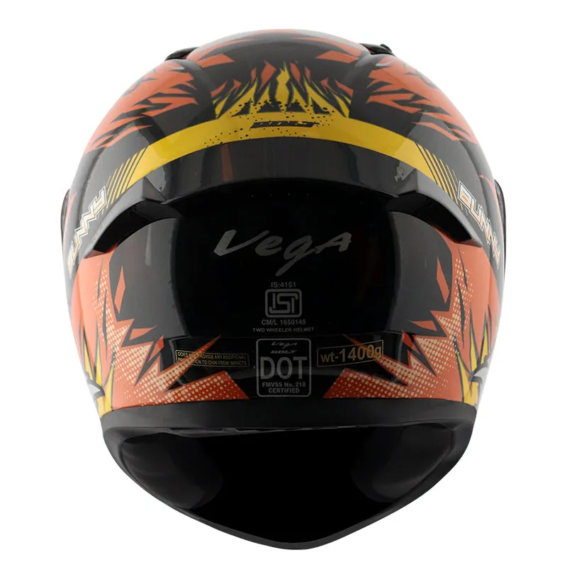 Bolt Bunny Black Orange Free Balaclava Mask