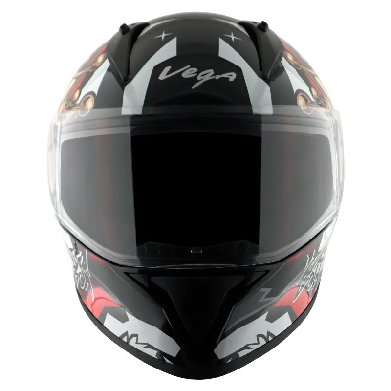 Bolt Crown Men Black Red With Free Balaclava mask