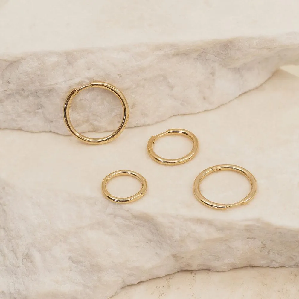 By Charlotte 14k Gold Purity Sleeper Single Hoop Earring