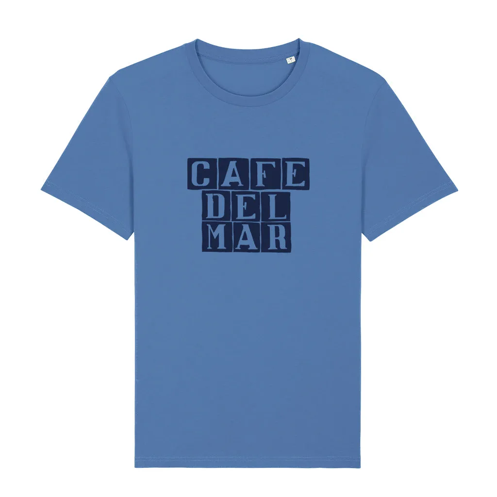 Café del Mar Blue Tile Logo Men's Organic T-Shirt