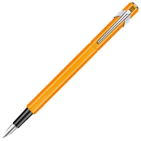 Caran d'Ache 849 Metal Fountain Pen Fluorescent Orange
