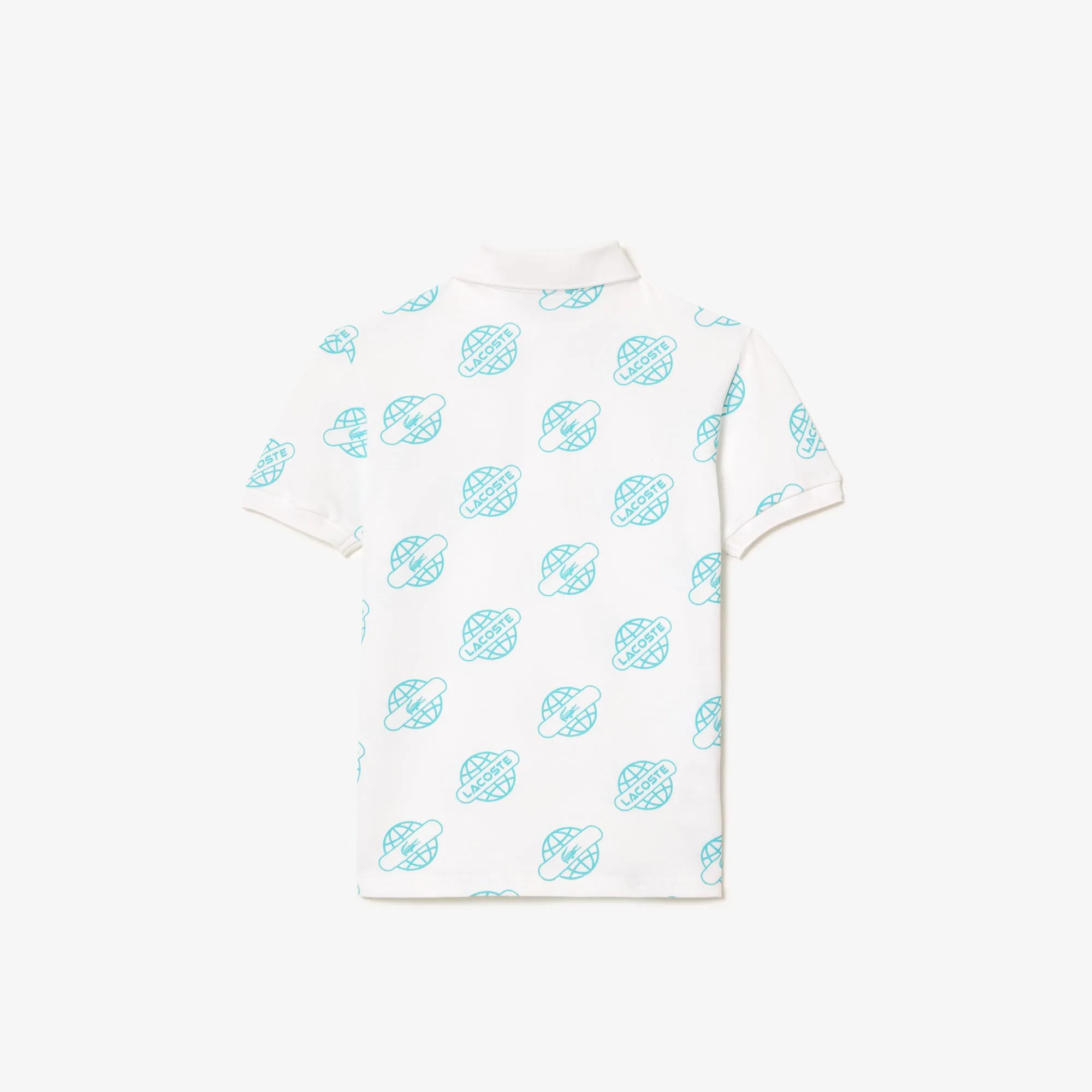 Cotton Piqué Print Polo Shirt