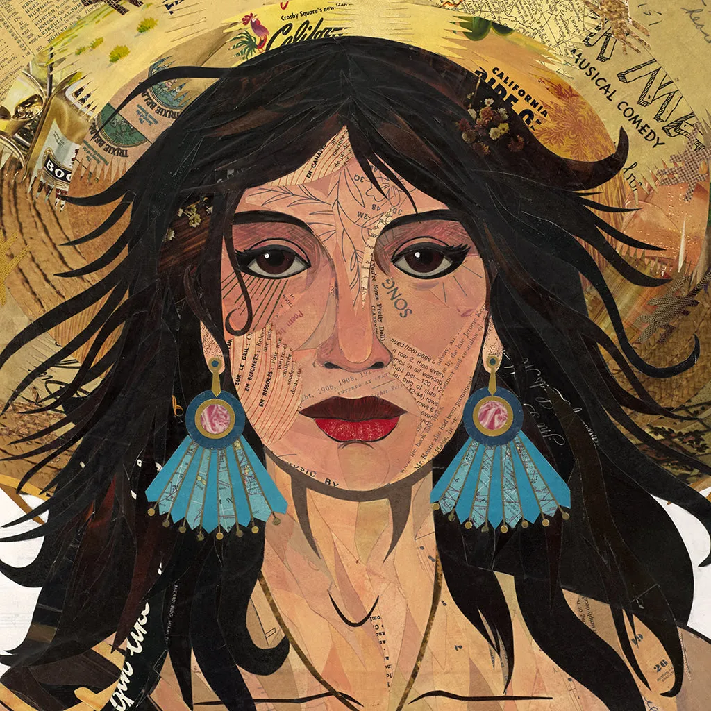 CUSTOM PISTOLERA original paper collage