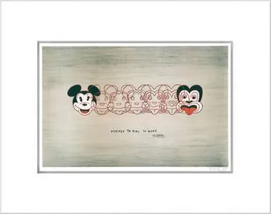 Dick Frizzell From Mickey to Tiki Tu Meke NZ Art Print