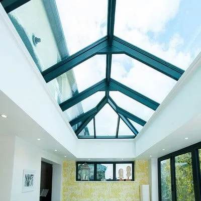 Double Glazed Contemporary Roof Lantern with Active Neutral Glazing - All Sizes