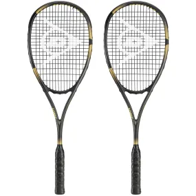 Dunlop Sonic Core Iconic 130 Squash Racket Double Pack
