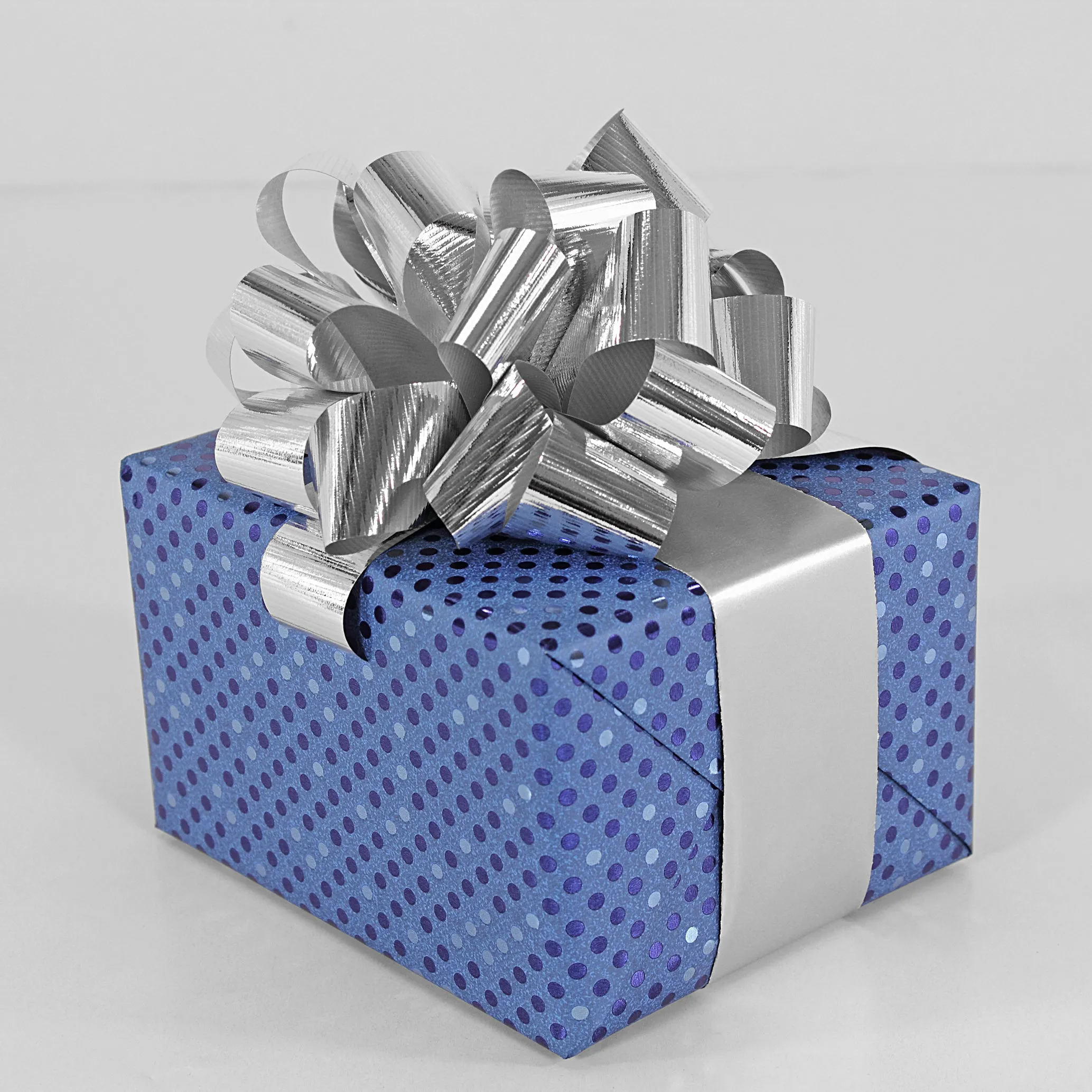 Extravagant Blue Silver Doublesided Counter Roll
