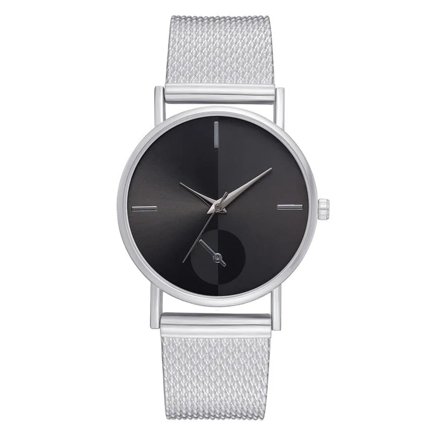 Fashion Brand Watch Women Luxury Women's Casual Quartz Silicone Strap Band Watch Analog Wrist Watch D40