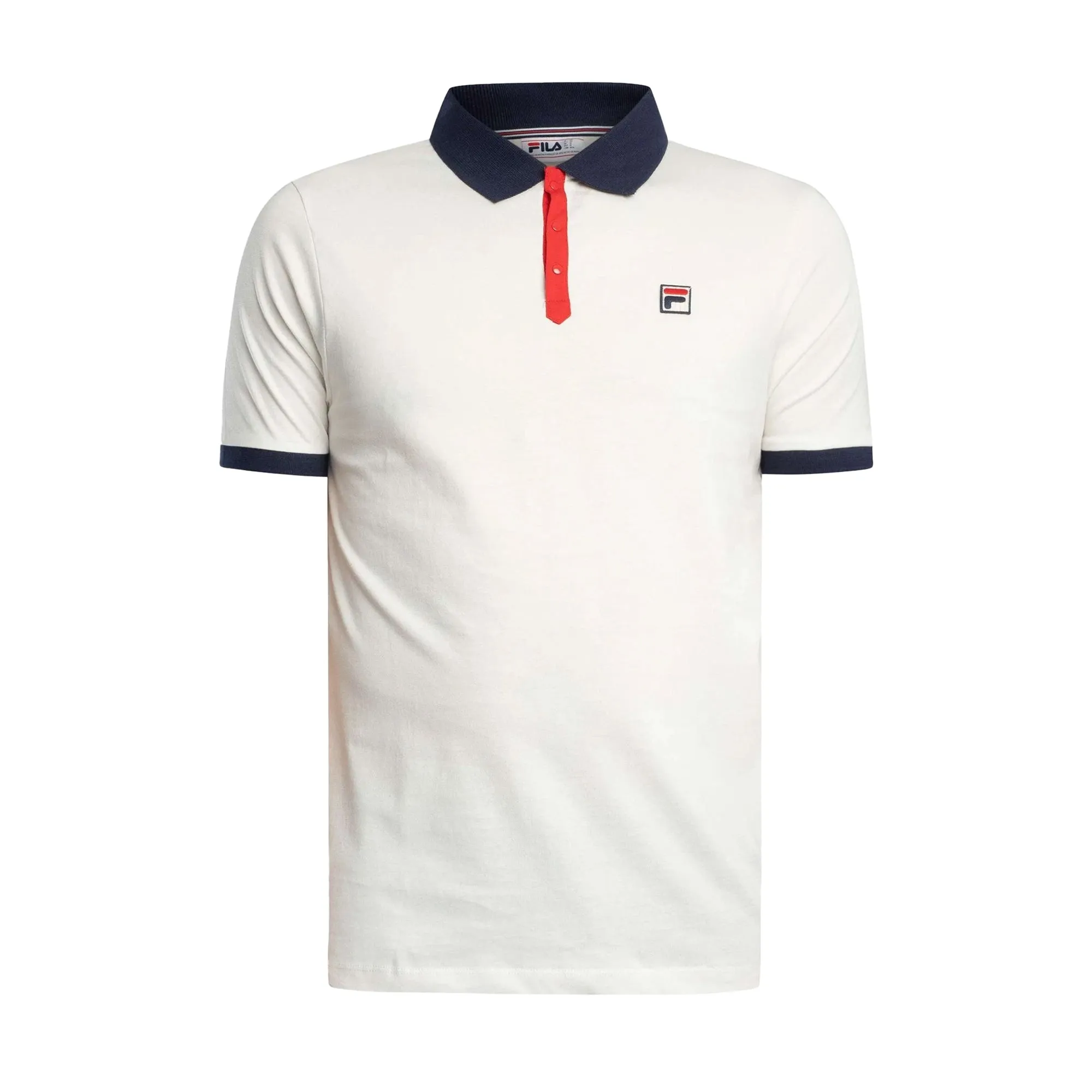 Fila Panatta 2 Polo Shirt Gardenia/Fila Navy/Fila Red