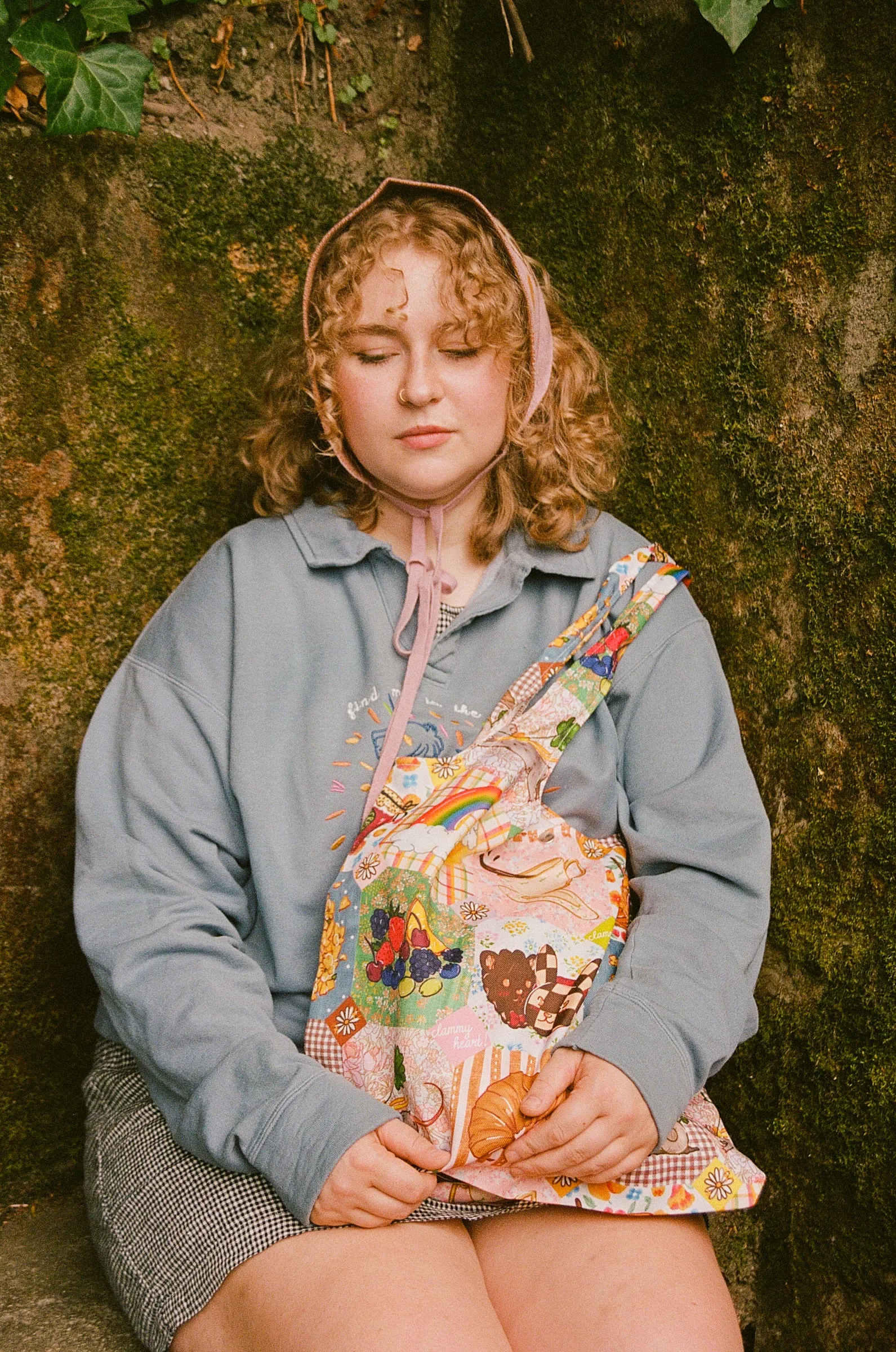 Find Me in the Future Embroidered Collared Sweatshirt!