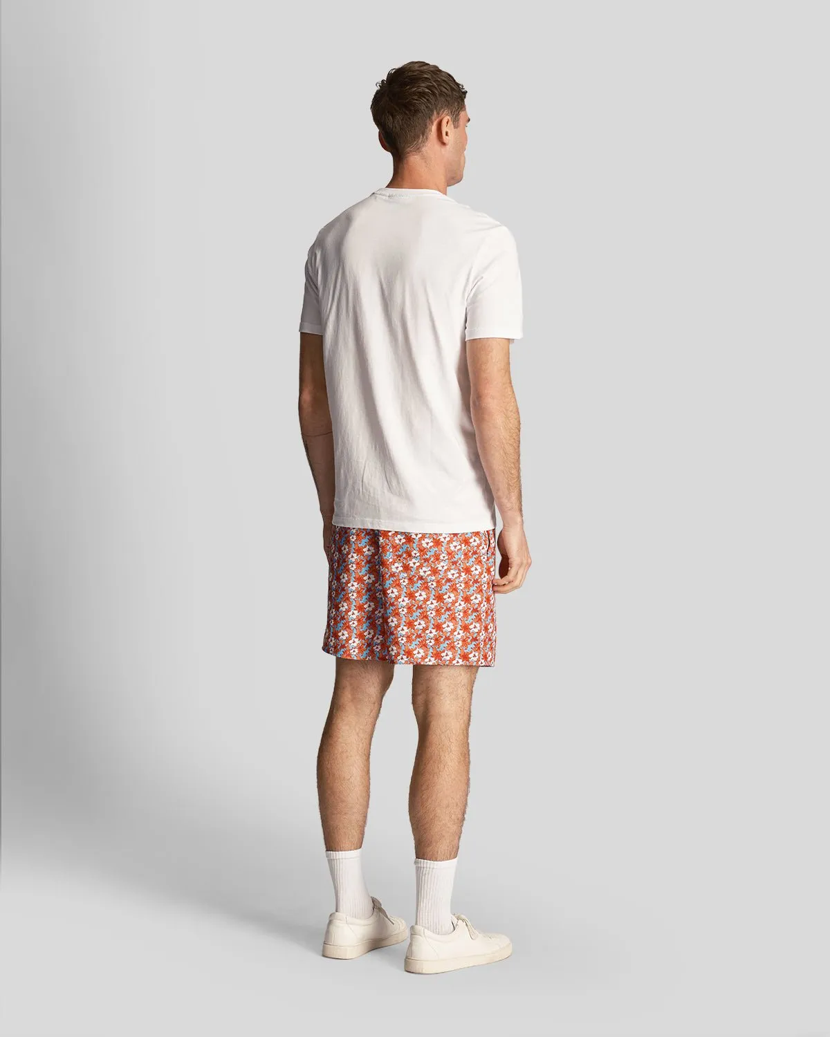 Floral Print Resort Swim Shorts