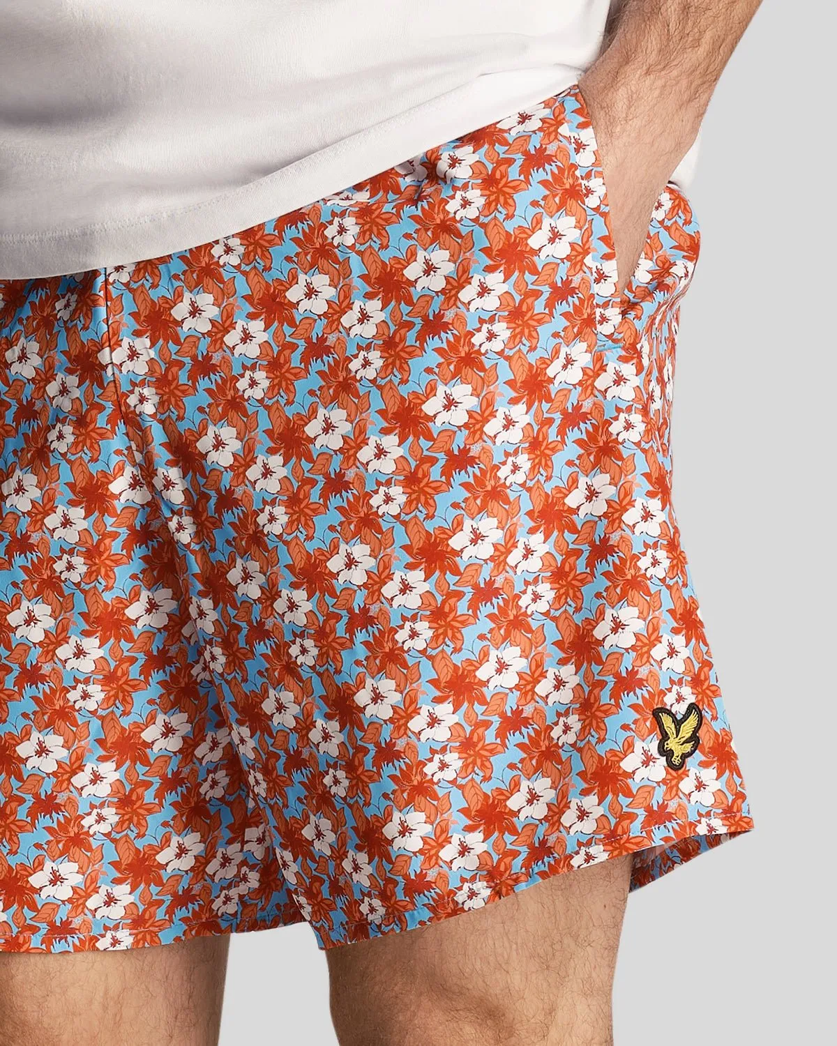 Floral Print Resort Swim Shorts