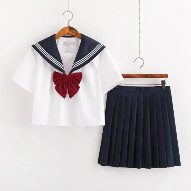 Japanese Black Sweet Transparent Sailor Uniform