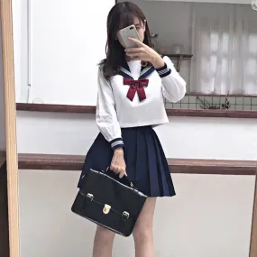 Japanese Black Sweet Transparent Sailor Uniform