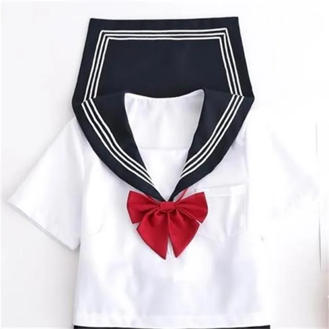 Japanese Black Sweet Transparent Sailor Uniform