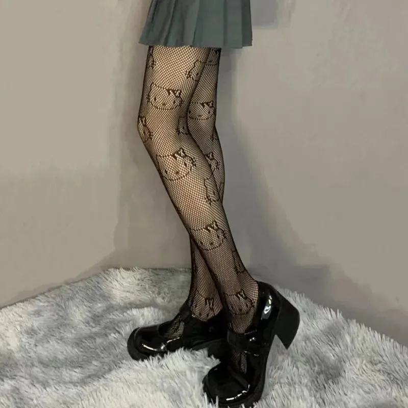 Kawaii Hello Kitty Fishnet Tights