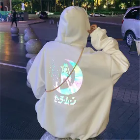 Kawaii Women Sailor Moon 90s Sweatshirt