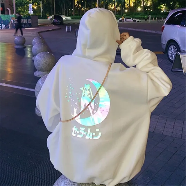 Kawaii Women Sailor Moon 90s Sweatshirt