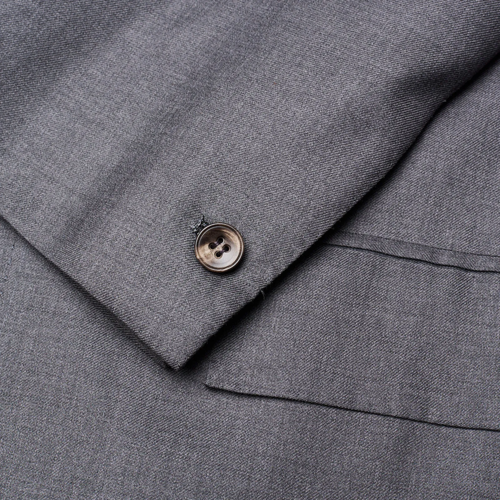 KITON Napoli Bespoke "Sherwani" Gray Stand-Up Collar Coat Jacket EU 50 NEW US 40