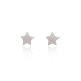 Linda Tahija Star Stud Earrings, Silver