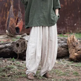 Linen Harem Pants for Women: Comfy Casualwear