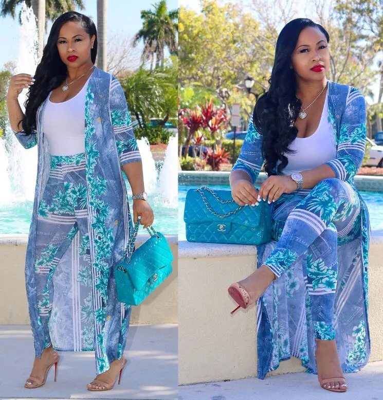 Long Top And Bodycon Pant Sets