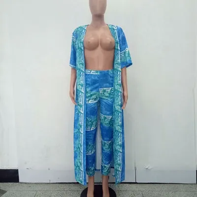 Long Top And Bodycon Pant Sets