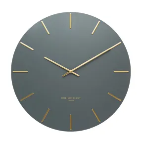 Luca Silent Wall Clock | Charcoal