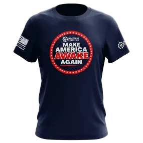 Make America Awake Again Blue T-Shirt