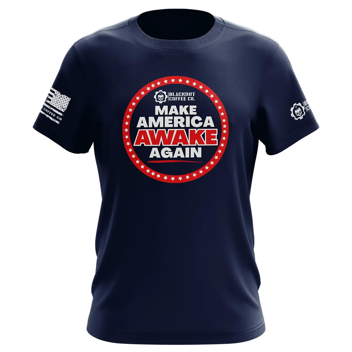 Make America Awake Again Blue T-Shirt