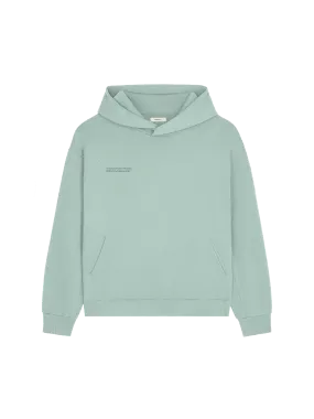 Mens DNA Hoodie—eucalyptus blue