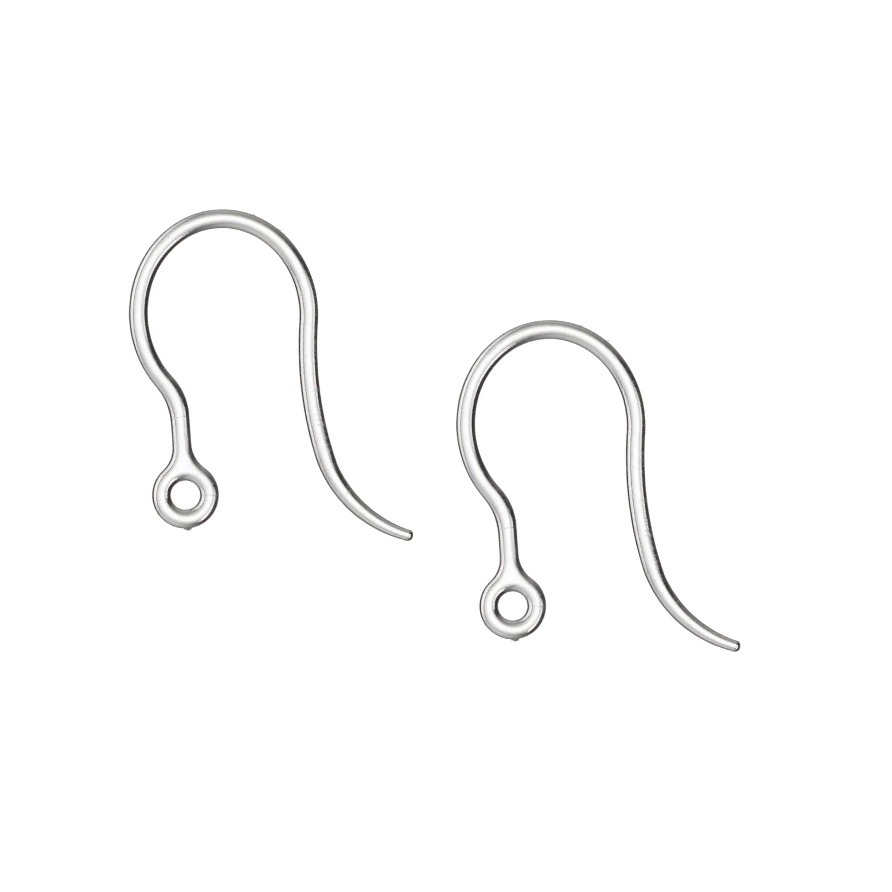 Metallic Double Oval Dangles Hypoallergenic Earrings for Sensitive Ears Made with Plastic Posts
