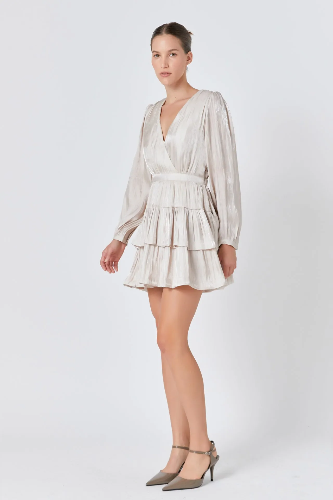 Metallic Mini Dress