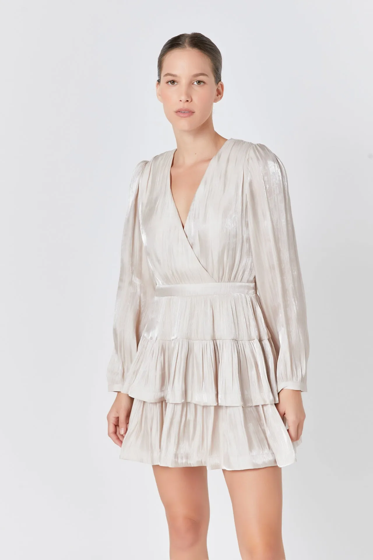Metallic Mini Dress