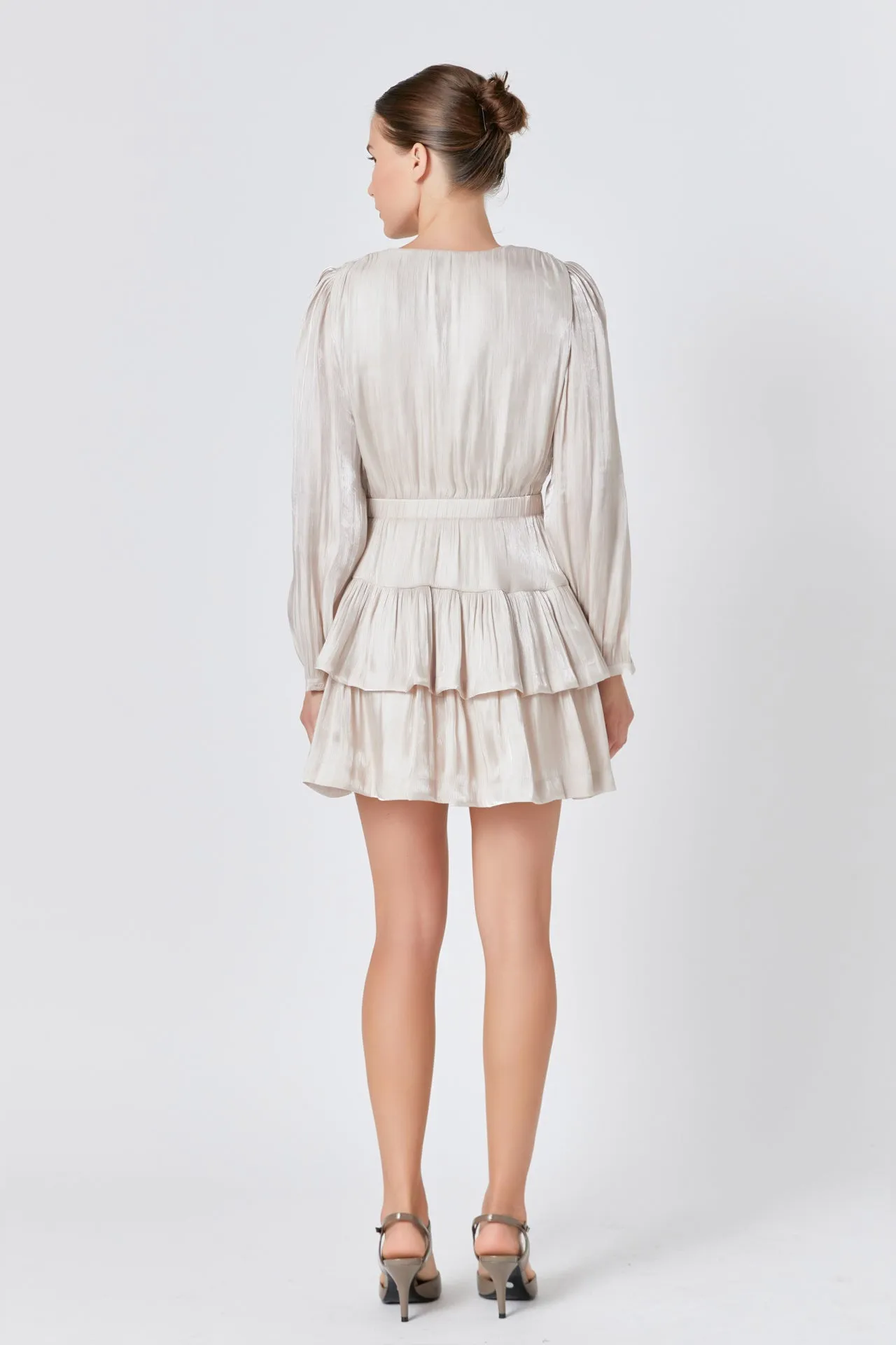 Metallic Mini Dress