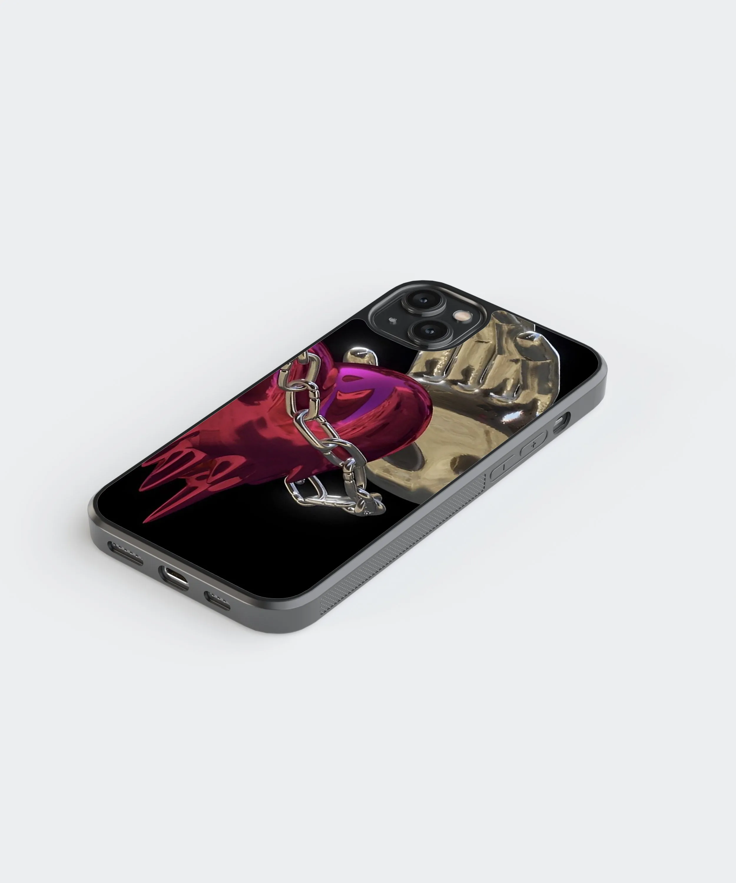 Metallic Y2K Aesthetic Glass Phone Case Cover