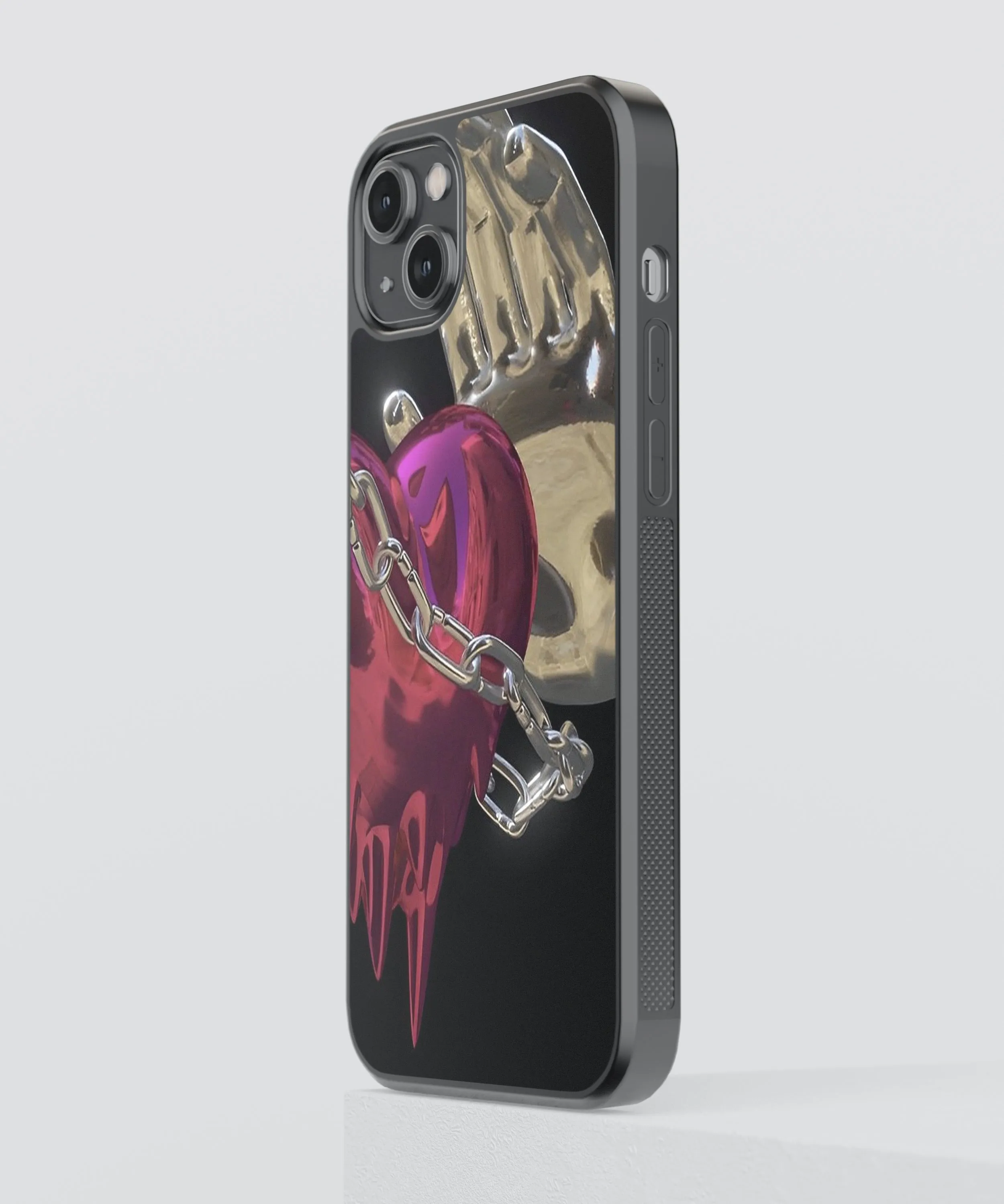 Metallic Y2K Aesthetic Glass Phone Case Cover