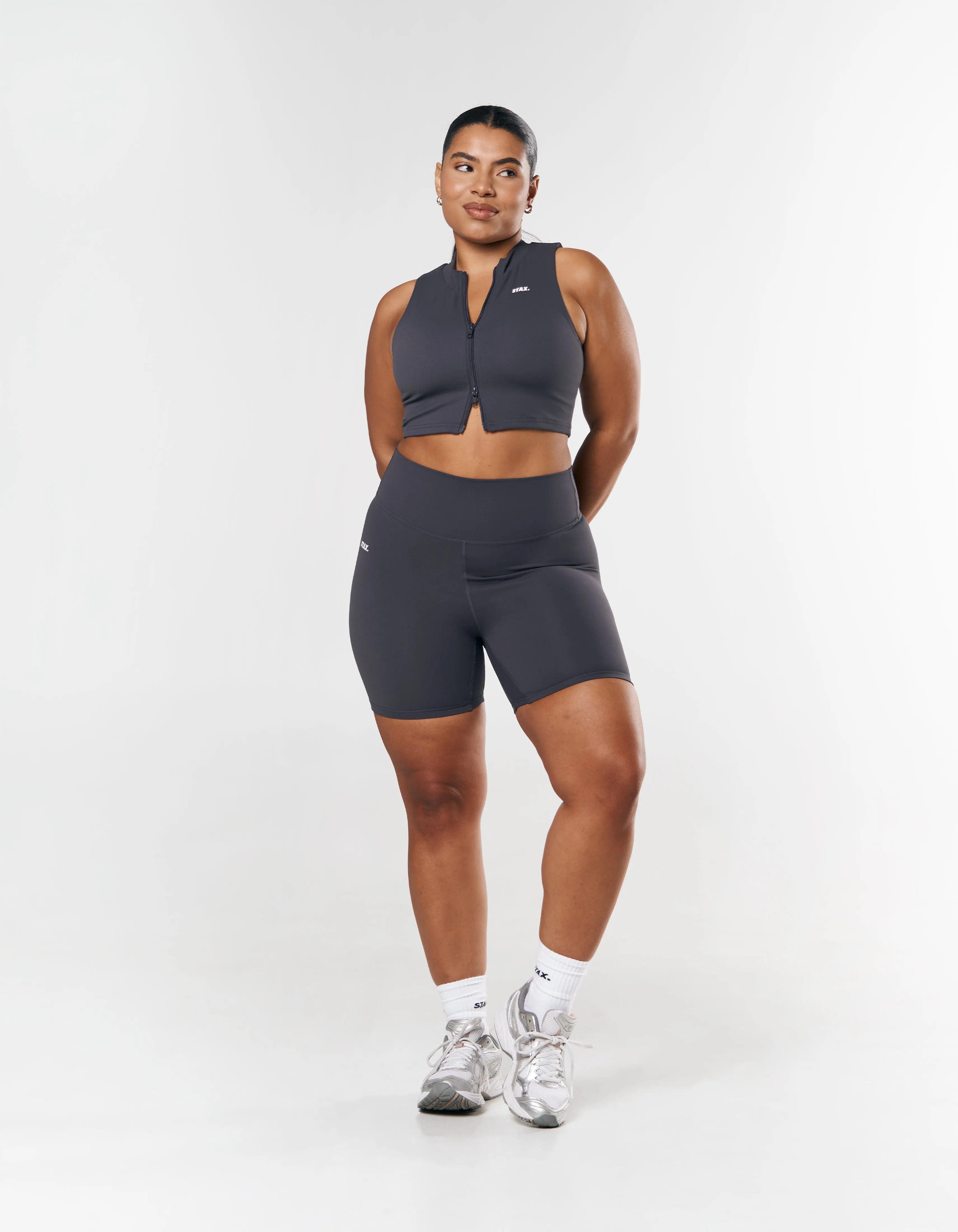 Midi Bike Shorts NANDEX ™ - Dark Grey
